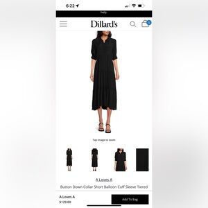 Burnt Orange A Loves A Midi Dress
